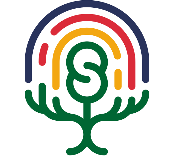 Símbolo colorido da Legado Social